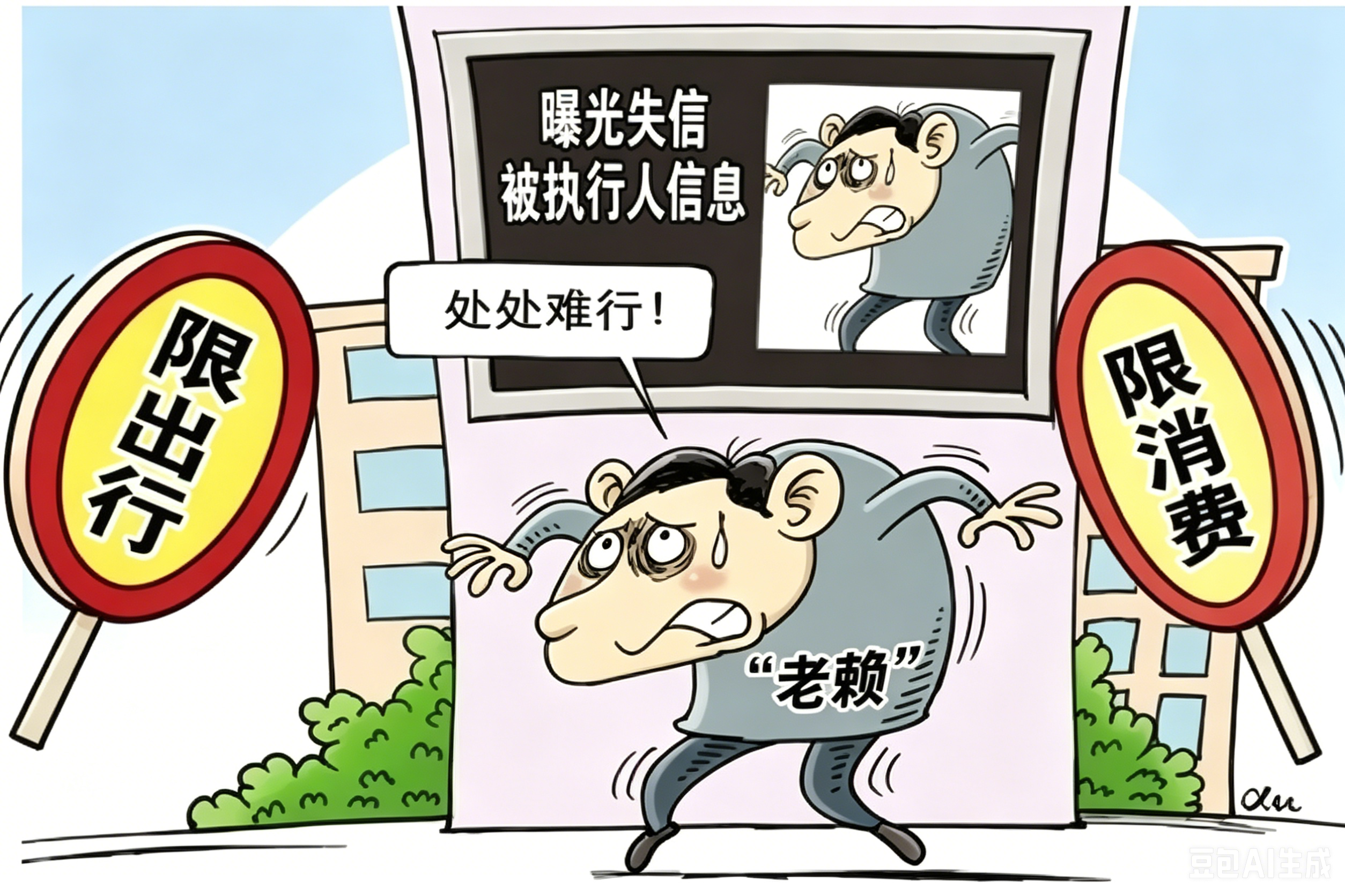 拖拉还款 失信限高来督促